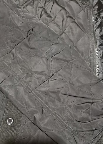 Siyah Fermuarlı Erkek mont - Görsel 3