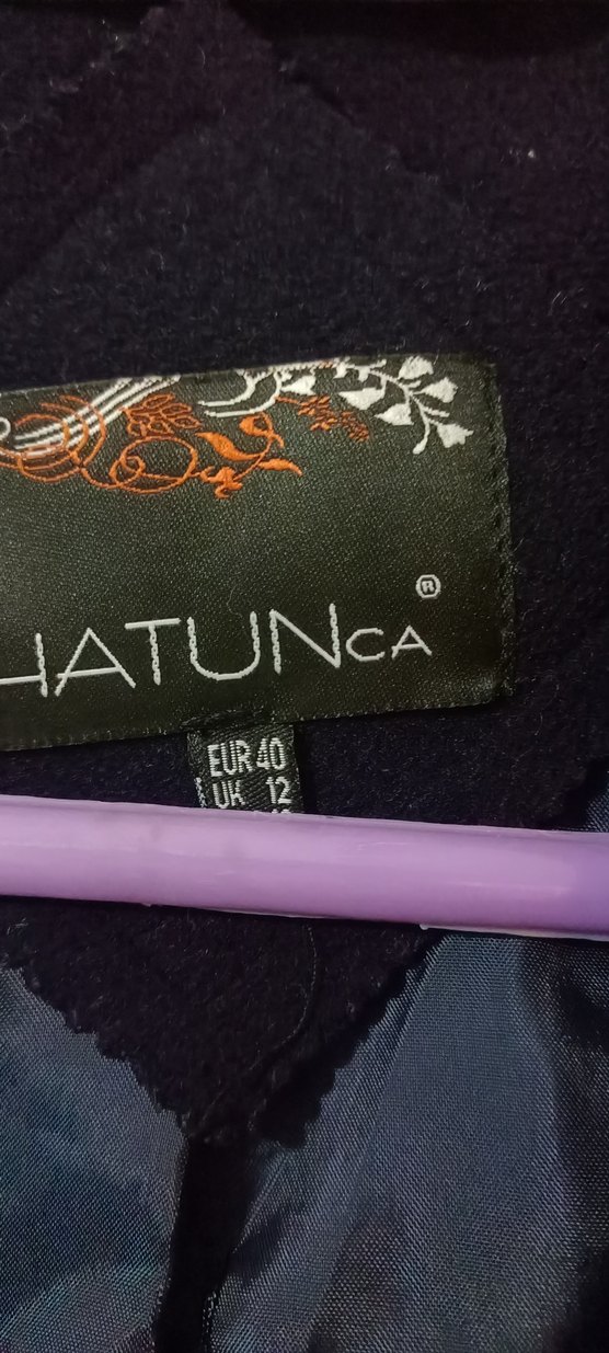 Çift Düğmeli lacivert Kaban - Görsel 3