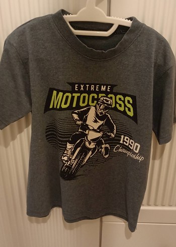 Bisiklet Baskılı Zincir Detaylı Kırmızı Erkek Tişört - Görsel 3