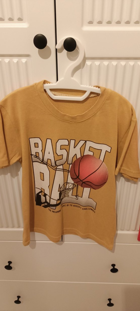 Bisiklet Baskılı Zincir Detaylı Kırmızı Erkek Tişört - Görsel 2