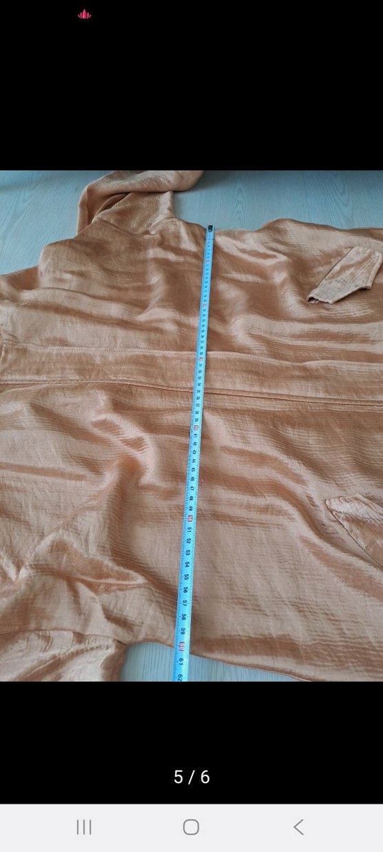 Bej Uzun Kesim Kadın Keten Yağmurluk - Görsel 4