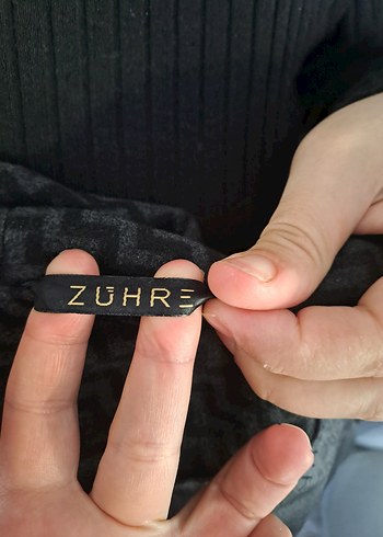 Düğmeli Siyah Uzun Hamile Kabanı - Görsel 7