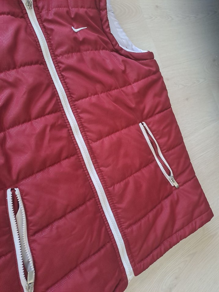 Bordo Fermuarlı erkek Yelek - Görsel 5