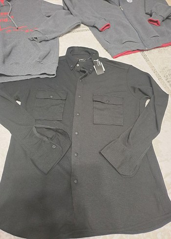 Gri Erkek Street Wear Polar Sweatshirt - Görsel 3