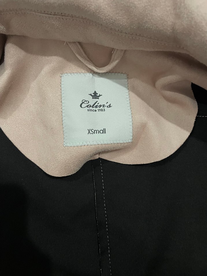 Toz pembe Kadın Süet Deri Ceket Fermuarlı - Görsel 2