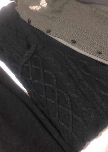 Kürk Detaylı Gri Boğazlı Kadın Kazak 3 adat ürün - Görsel 5