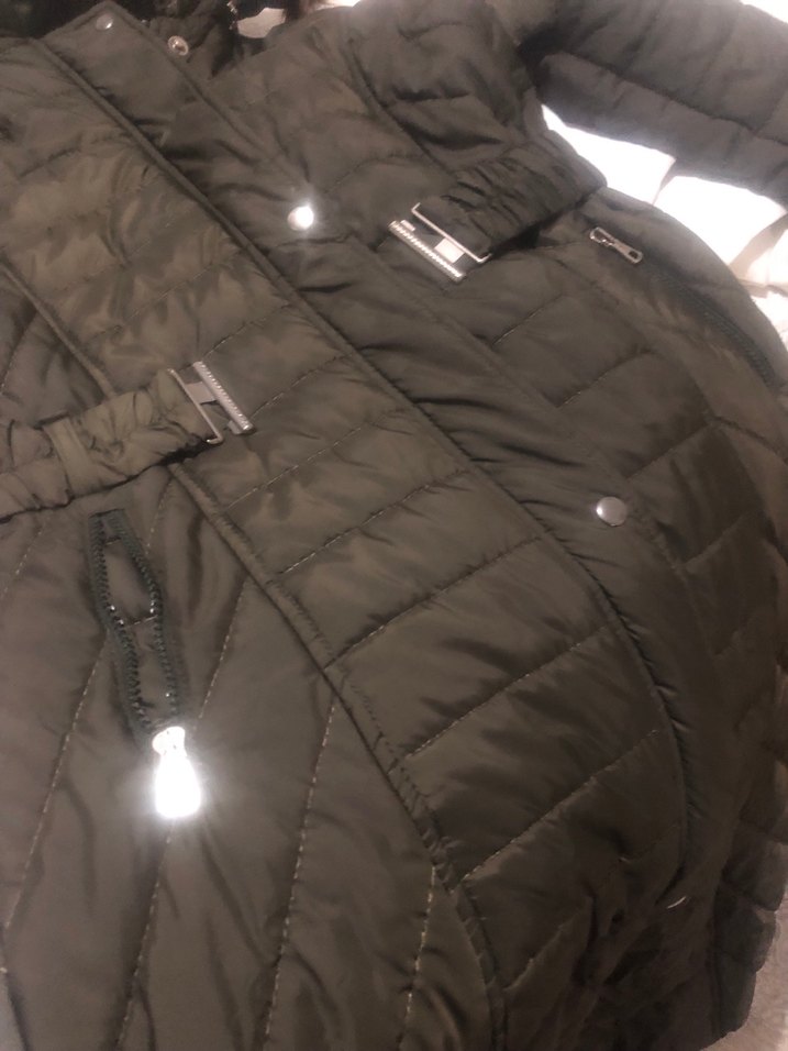 Yeşil Fermuarlı Street Wear Kadın Ceket 2adat ürün - Görsel 5