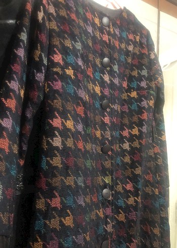 Kadın Siyah Uzun Deri Kaban 2 adat ürün - Görsel 4