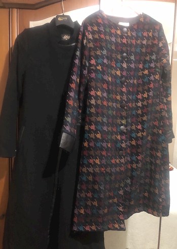 Kadın Siyah Uzun Deri Kaban 2 adat ürün - Görsel 5