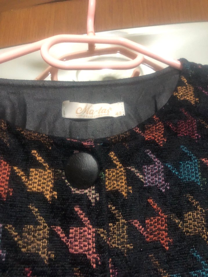 Kadın Siyah Uzun Deri Kaban 2 adat ürün - Görsel 3