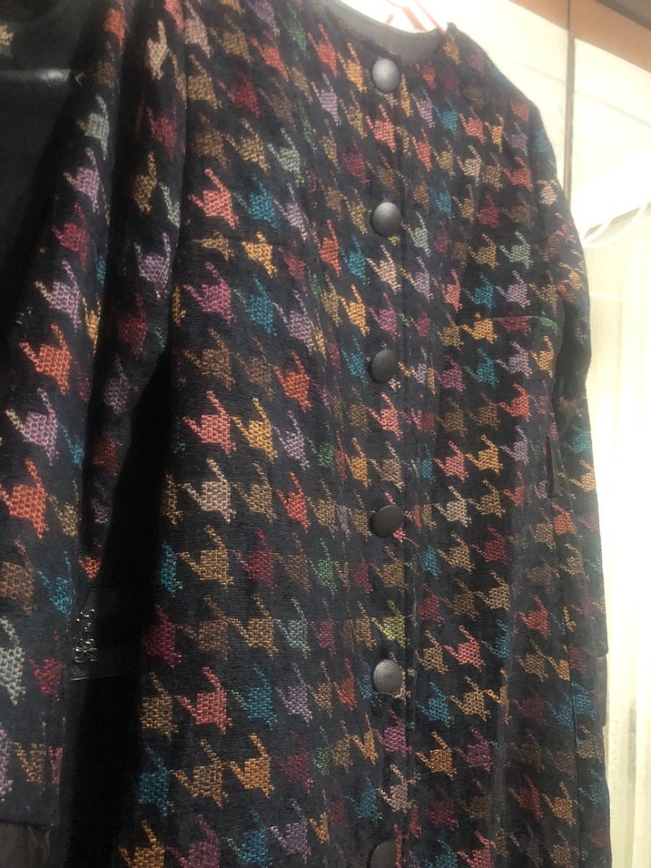 Kadın Siyah Uzun Deri Kaban 2 adat ürün - Görsel 4