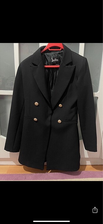 Siyah blazer ceket