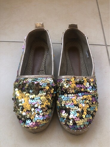 Espadril Pullu Ayakkabı