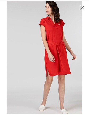Lacoste Kırmızı Elbise EF0005