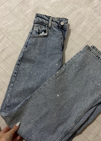 xs Beden taşlı pantolon