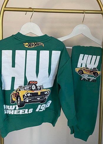 Erkek Çocuk Yeşil Baskılı Sweatshirt - Görsel 2