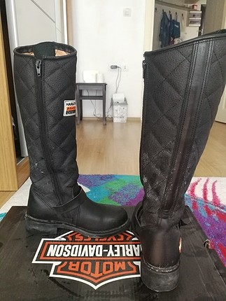 36 Beden harley davidson uzun çizme