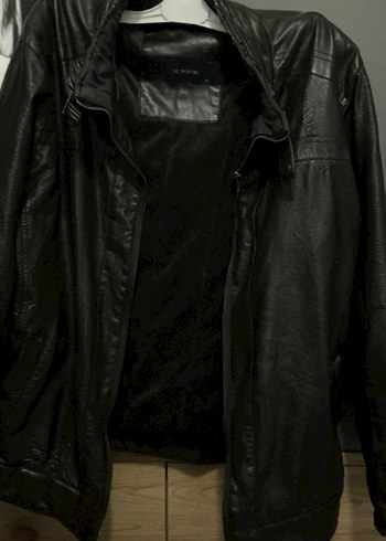 Kahverengi Deri Vintage Ceket - Görsel 3