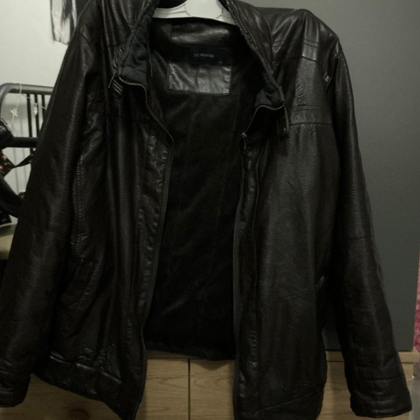 Kahverengi Deri Vintage Ceket - Görsel 3