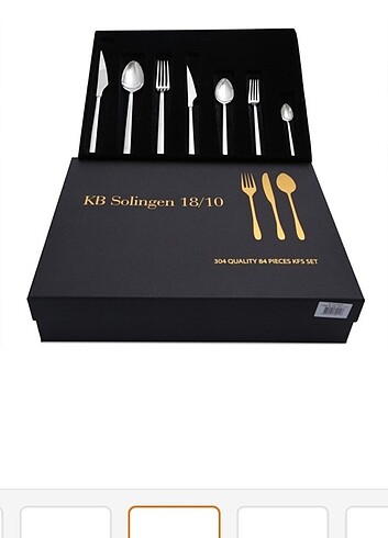 Kb solingen 84 parça 12 kişilik çkb seti 