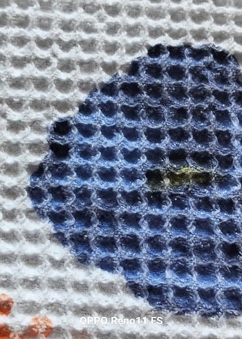 Mavi Baskılı pike - Görsel 5