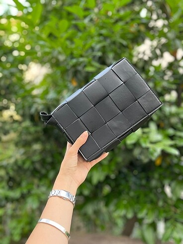 Siyah Plaid Çanta