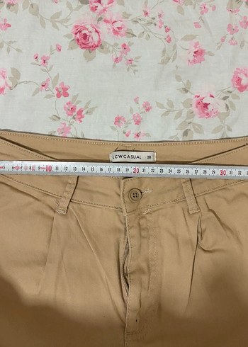 38 Beden Kadın Keten Pantolon