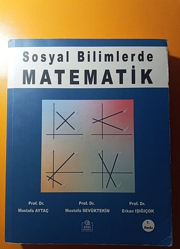 Sosyal Bilimlerde Matematik Kitabı 