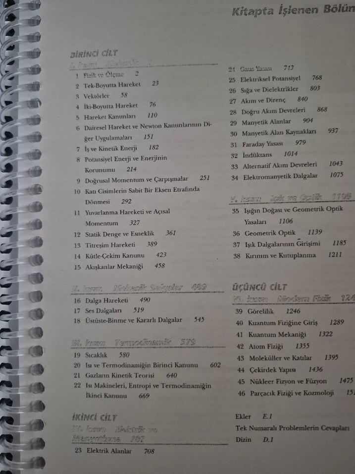 Raymond SERWAY Beichner FİZİK 1 5. Baskıdan - Görsel 3