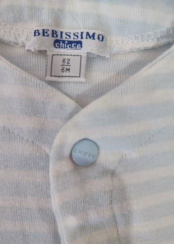 Mavi Bebek Hastane Kıyafeti Uzun Kollu - Görsel 5