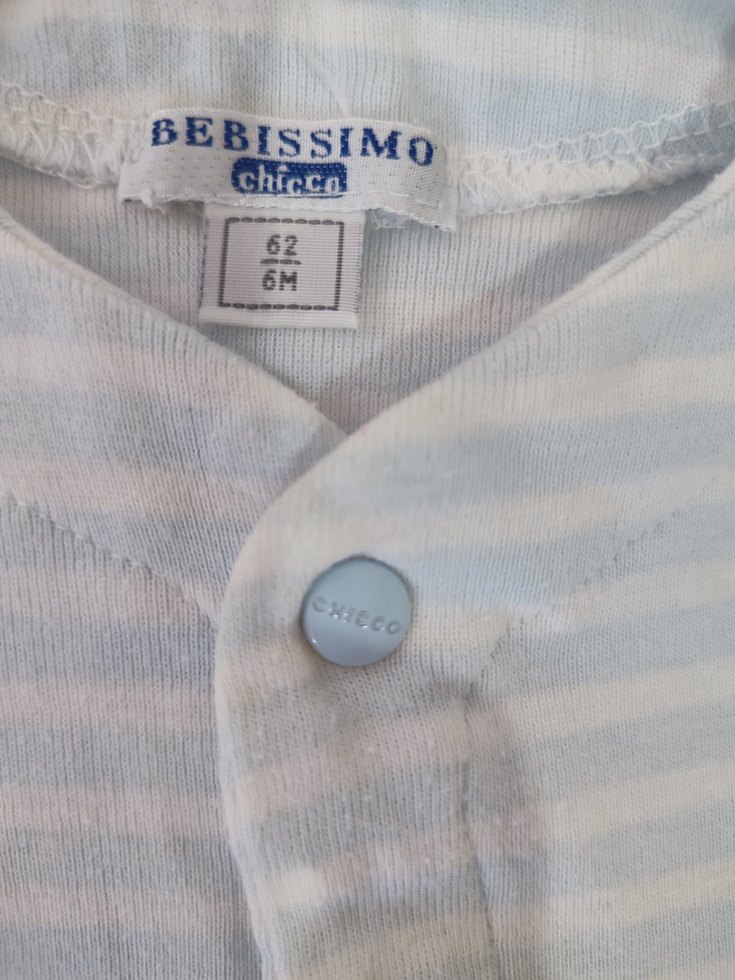 Mavi Bebek Hastane Kıyafeti Uzun Kollu - Görsel 5