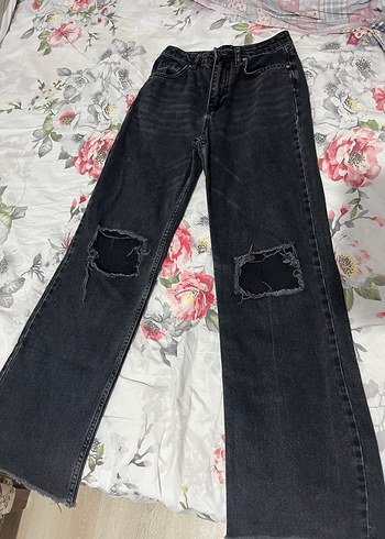Trendyol & Milla Siyah Wide Leg Jeans