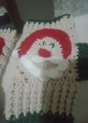 Renkli Örgü Kadın Eldivenleri - Görsel 10