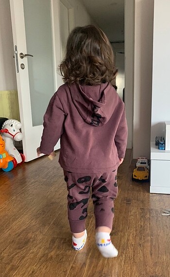 2 Yaş Beden bordo Renk Bebek takım