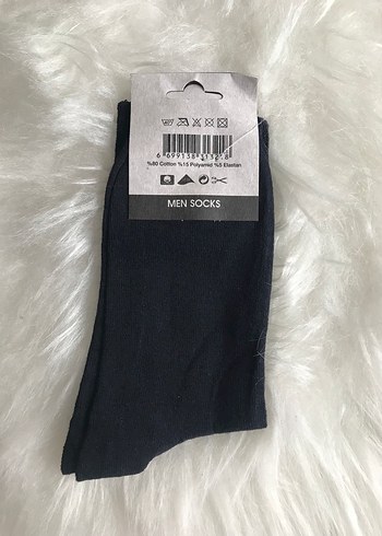 Favorit Erkek Siyah Uzun Çorap - Görsel 3