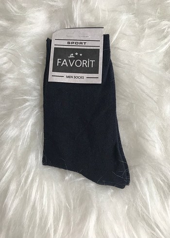 Favorit Erkek Siyah Uzun Çorap - Görsel 5