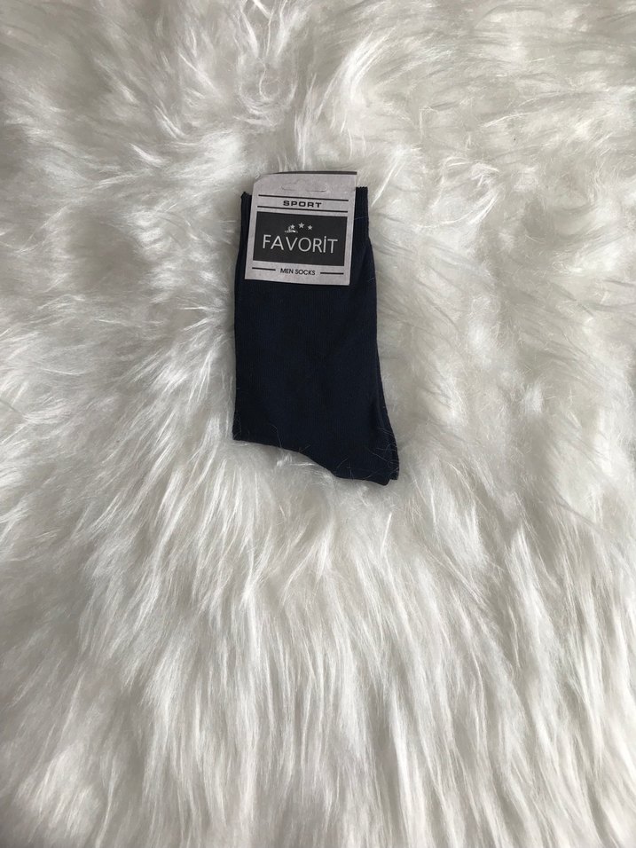 Favorit Erkek Siyah Uzun Çorap - Görsel 4