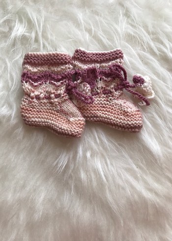 Kızlar için Pembe Örgü Kolsuz Hırka - Görsel 4