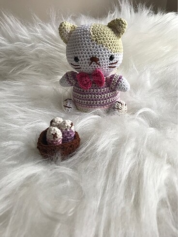 El örgüsü amigurumi Kedi