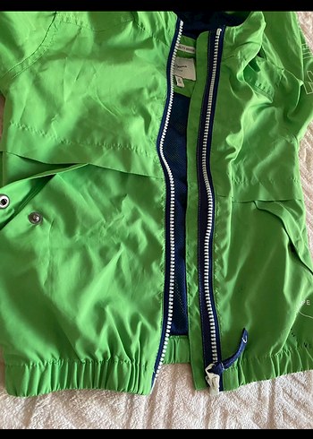 Pepe Jeans marka Çocuk Yeşil Kapüşonlu mont - Görsel 5