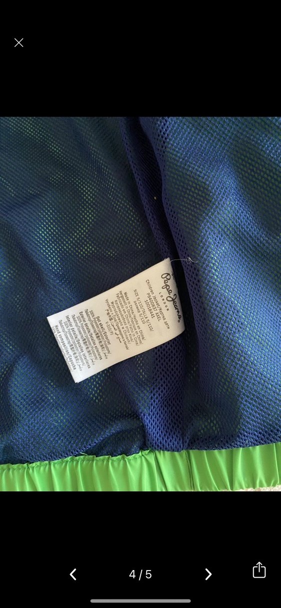 Pepe Jeans marka Çocuk Yeşil Kapüşonlu mont - Görsel 4