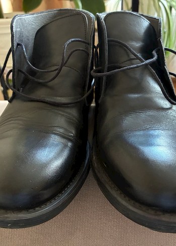 Erkek Deri Siyah  Bot - Görsel 2