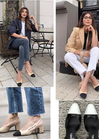 Chanel modeli Kadın Topuklu Ayakkabı