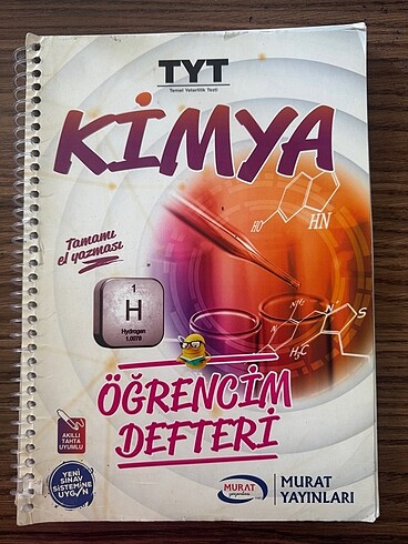 Kimya Öğrenci Defteri