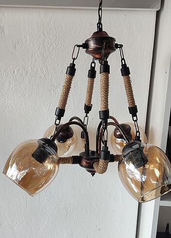 4lü Halatlı Avize 