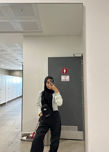 Buz mavisi kot ceket - Görsel 3