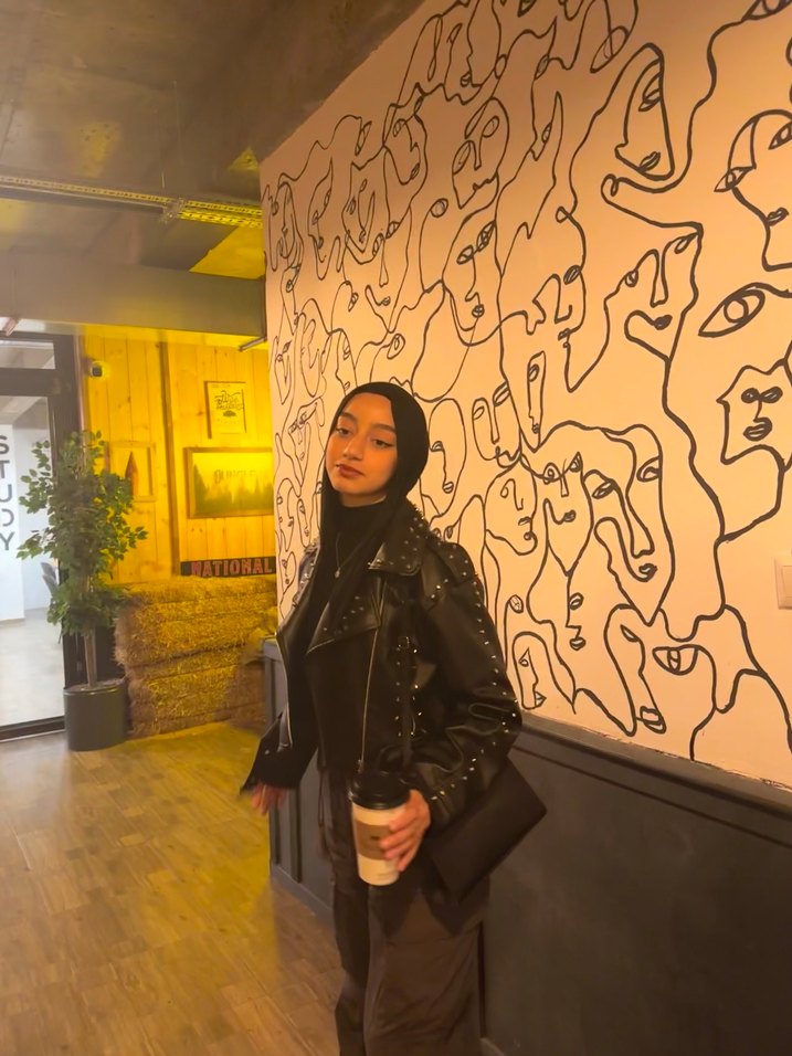 Parlak Siyah Deri Goth Ceket - Görsel 3