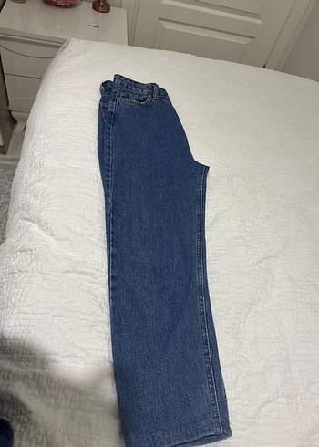 Kadın Mavi Normal Boy Denim Jean - Görsel 2