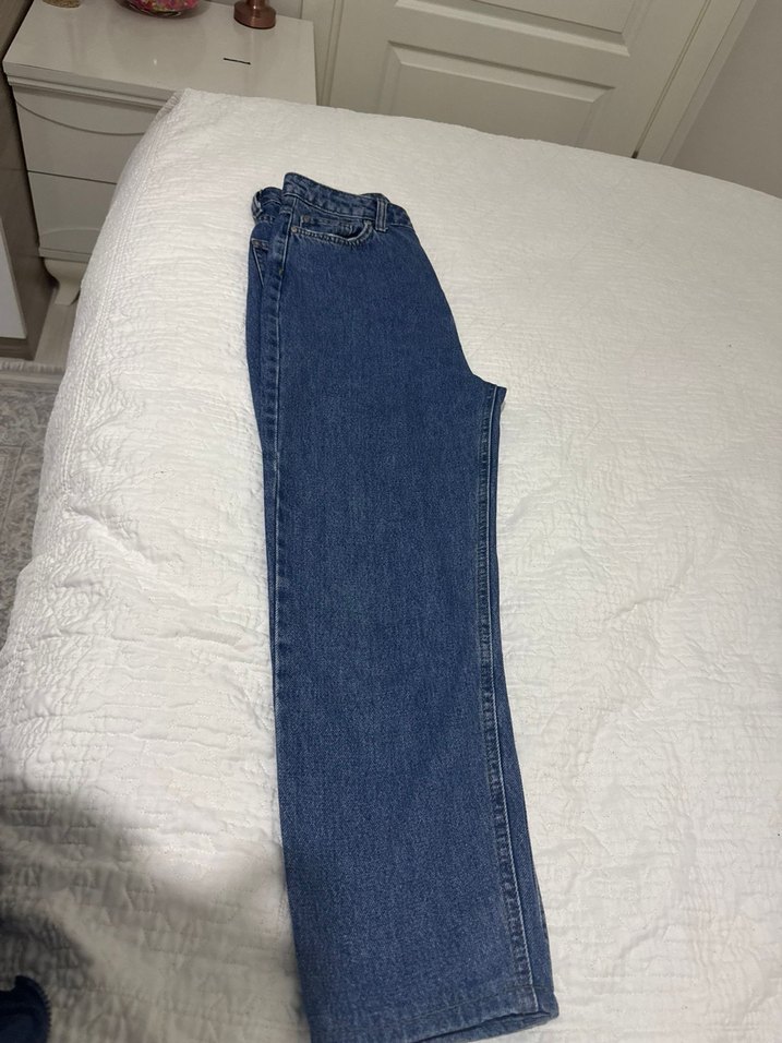 Kadın Mavi Normal Boy Denim Jean - Görsel 2