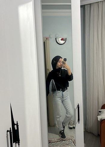 Mavi mom jeans - Görsel 2